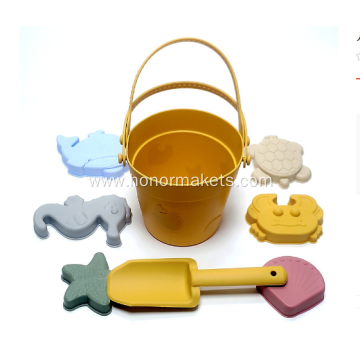 Silicone Beach Toy Bucket Set